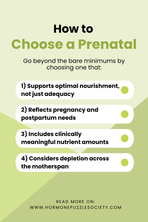How to Choose a Prenatal: Go Beyond the Bare Minimums