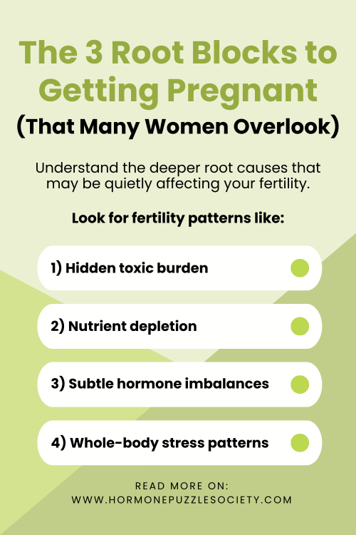 The 3 Root Blocks to Getting Pregnant